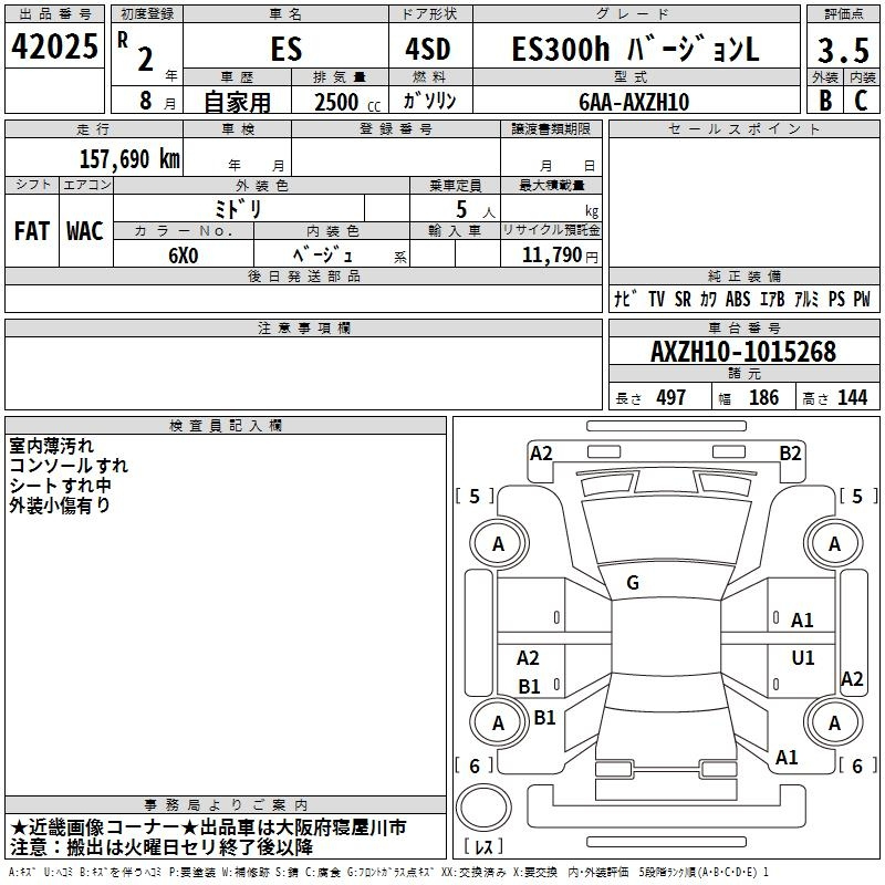 𝐋𝐄𝐗𝐔𝐒 𝐄𝐒 𝟑𝟎𝟎𝐇 𝐕𝐞𝐫𝐬𝐢𝐨𝐧 𝐋 𝟐𝟎𝟐𝟎 𝐒𝐮𝐧𝐥𝐢𝐭 𝐆𝐫𝐞𝐞𝐧