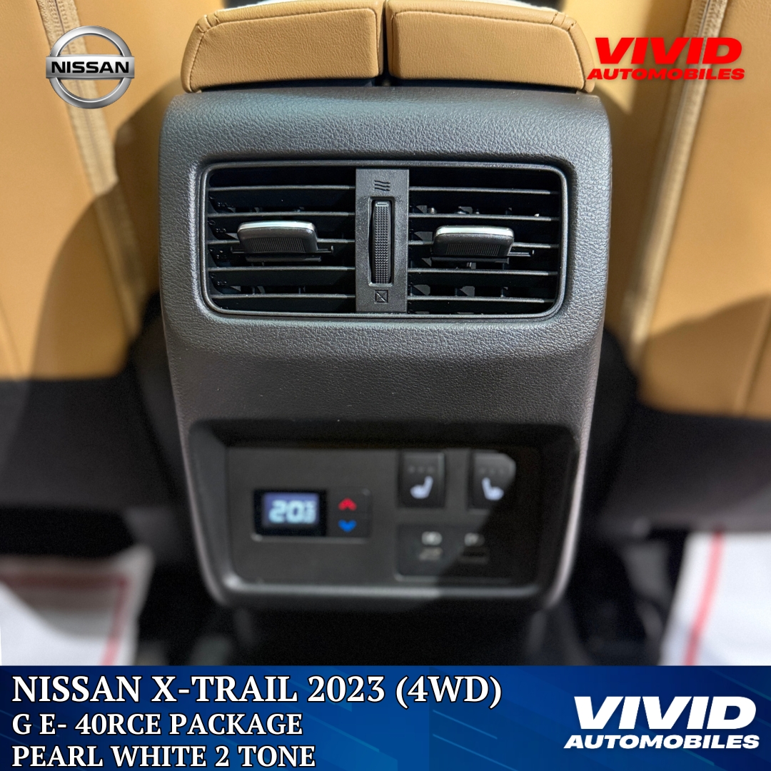 Nissan X-Trail GE e-4ORCE 4WD Nissan X-Trail White Pearl 2 Tone Nissan X-Trail Hybrid SUV Nissan X-Trail 2023 for sale Nissan X-Trail Japan import